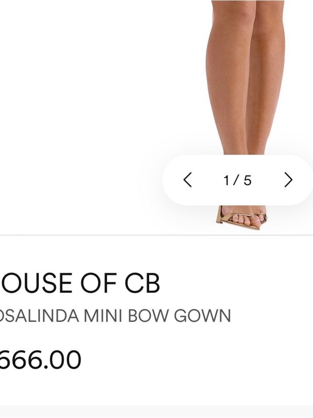 House of CB Rosalinda Mini Bow Gown Medium Coquette corset elegant dress - Picture 5 of 7